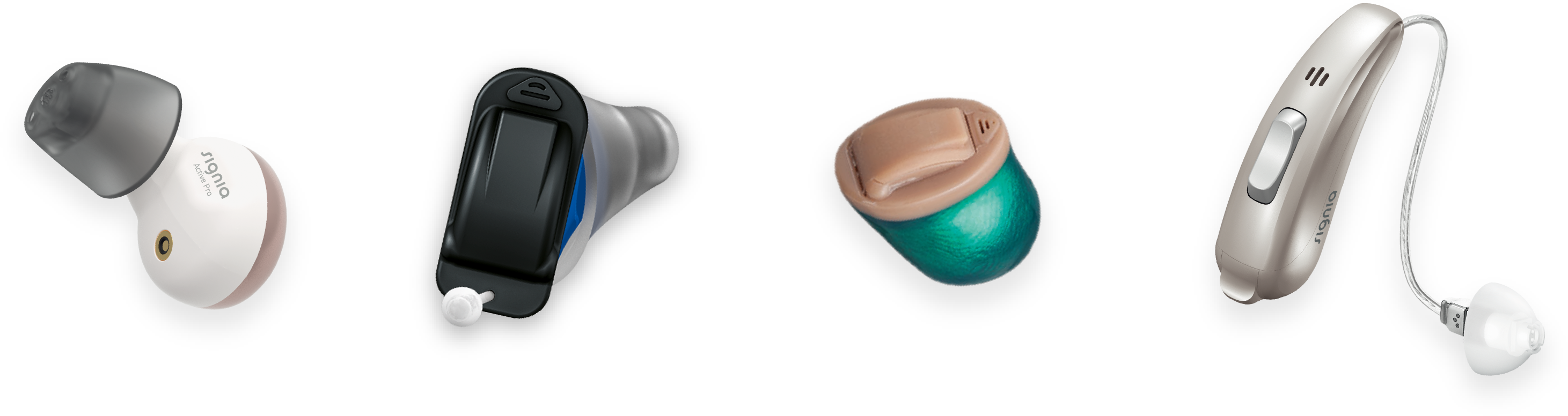 4種の補聴器